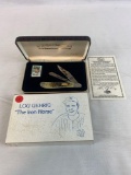 WR CASE & SONS CASE XX LOU GEHRIG LIMITED EDITION 624OGPB TRAPPER KNIFE BOXED With Certification