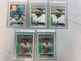 1983 Topps Football (2) Jim McMahon Rookie, (2) Walter Payton Chicago Bears, Lawrence Taylor Rookie