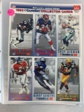 McDonalds 1993 Gameday Football Cards 3 Uncut Sheets of each NFL Fleer, Brown, Bengals, Chieks, Dolp