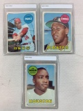 1969 Joe Morgan, Tony Perez, Willie Stargell Topps Baseball Cards