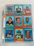 1971 Topps Football Cards 72 Different