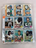 1975 Topps Football Partial set no duplicates 209 different cards with Minor stars.