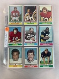 1974 Topps Football Partial set no duplicates 272 different cards with Minor stars.