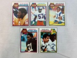 1979 Topps Football Randy White, Tom Jackson, Lee Roy Selmon, Donnie Shell RC, John Jefferson RC