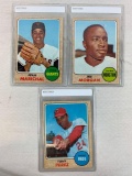 1968 Topps Baseball Joe Morgan, Tony Perez, Juan Marichal