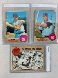 1968 Topps Baseball Carl Yastrzemski, Tony Congliaro, Yaz World Series