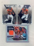 (3) Jerry Jude- 2020 PANINI MOSAIC (2), Prizim Gear ROOKIE Broncos