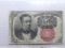 1874 10-CENT FRACTIONAL CURRENCY NOTE XF