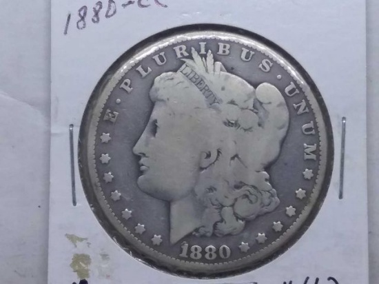 1880CC MORGAN DOLLAR G+