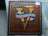 1991 YOUONG COLLECTORS U.S. MINT WWII 50TH. ANNIV. UNC HALF VICTORY MEDAL