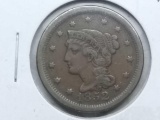 1852 LARGE CENT XF