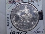 1876S TRADE DOLLAR (CHOP MARKS)