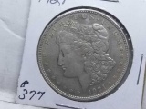 1921 MORGAN DOLLAR AU