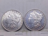 1896,1898, MORGAN DOLLARS (2-COINS)