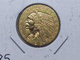 1912 $2.50 INDIAN HEAD GOLD BU