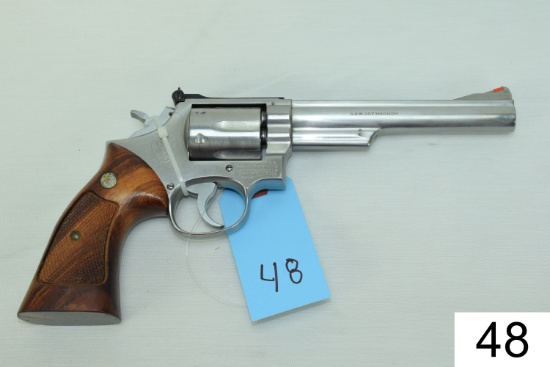 Smith & Wesson    Mod 66-1    Cal .357 Mag    6"    SN: 58K2252    Condition: 95% W/Box, Papers & To