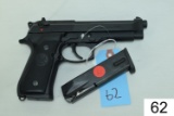 Beretta    Mod 92-FS    Cal 9mm    SN: BER121255Z    Condition: Like NIB