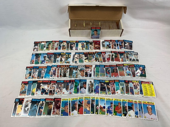 1986 Topps Baseball Complete Set w/ 2nd year Clemens EX++