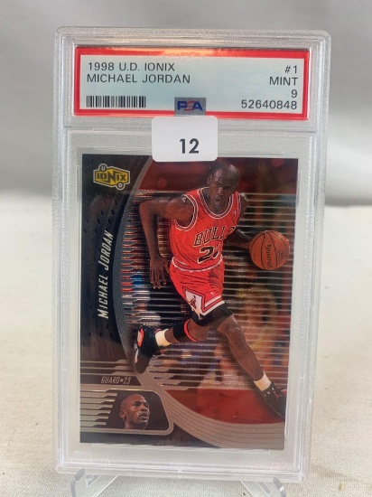 1998 Upper Deck Ionix Michael Jordan PSA 9