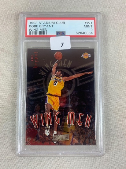 1998 Stadium Club Kobe Bryant Wingmen PSA 9