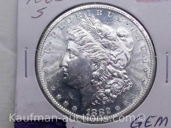 1882S MORGAN DOLLAR BU