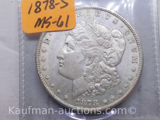 1878S MORGAN DOLLAR BU