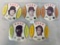 1976 Towne Club Discs HOF/Stars (5) Card Lot w/ F. Robbby -Tiant- Cey NM+