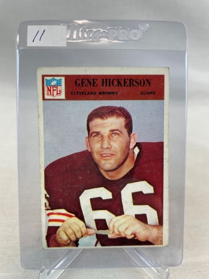 1966 Philadelphia FB Gene Hickerson RC   VG
