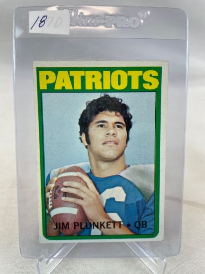 1972 Topps Jim Plunkett RC EX+