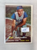 1957 Topps BB Ray Jablonski   EX/EX+  (Clean Card)
