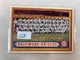 1957 Topps BB Baltimore Orioles Team Card   EX/EX+  (Clean Card)