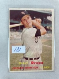 1957 Topps BB Walt Dropo   EX/EX+  (Clean Card)