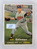1957 Topps BB Rip Coleman   EX/EX+  (Clean Card)