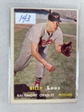 1957 Topps BB Billy Loes   VG