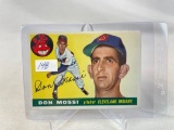 1955 Topps Don Mossi   EX+ (Clean Card )