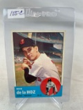 1963 Topps High # Mike de la Hoz  EX+( Clean Card )