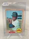 1968 Topps Gates Brown  EX+   ( Clean Card )