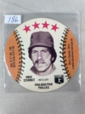 1976 Towne Club Discs  Mike Schmidt  NM-MT