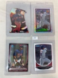 Topps/Bowman Francisco Lindor (4) Card Lot w/ RC  NM-MT