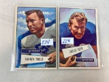 1952 Bowman FB Large  #'s 11-58