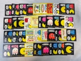 1980 Pac-Mac Stickers Near Set 40/54 EX-MT