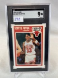 1989-90 Fleer Scottie Pippen (2nd year card) Graded Mint 9
