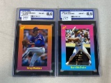 (2) Classic BB / Mark McGwire & Greg Maddux Graded NM-MT+ 8.5