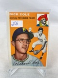 1954 Topps Dick Cole EX/EX+  (Clean Card)