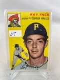 1954 Topps Roy Face EX/EX+   (Clean Card)