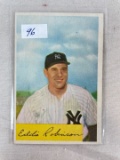 1954 Bowman BB Eddie Robinson EX/EX+  (Clean Card)