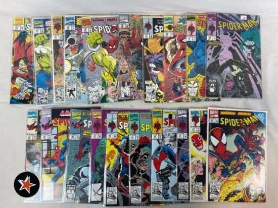 (20) Spider-Man: 1990s Comic Books - Issues: 14-25, 27-34