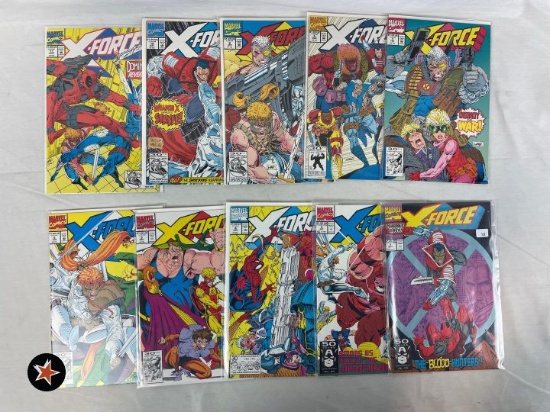 (10) X-Force Comic Books - Issues: 2-11
