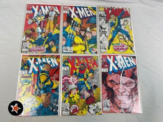 (6) X-Men Comic Books - Issues: 7-12