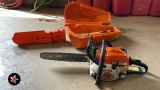 Stihl MS211 chainsaw w/ case